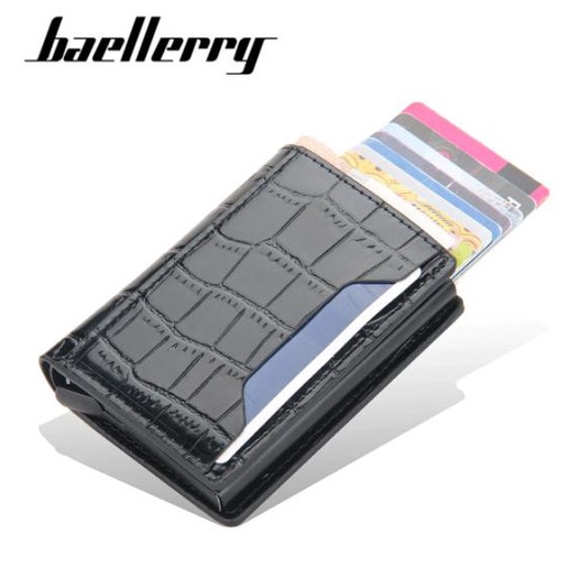 

Baellerry Original RFID Anti Theft Card Dompet Kartu Kulit BLY035 ficok33 Diminati Banget