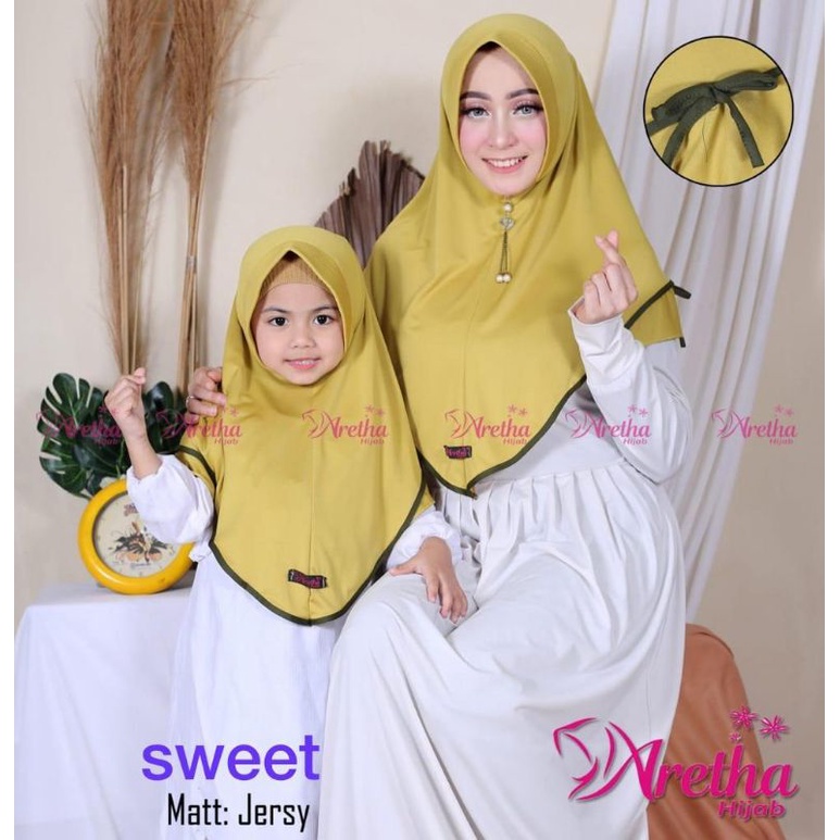 HIJAB INSTAN COUPLE ALFASA DK / SWEET ARETHA