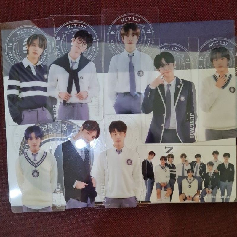 B2S Back To School Kit NCT 127 Clear Bookmark Taeyong Johnny Yuta Haechan Taeil Jungwoo Jaehyun Doy