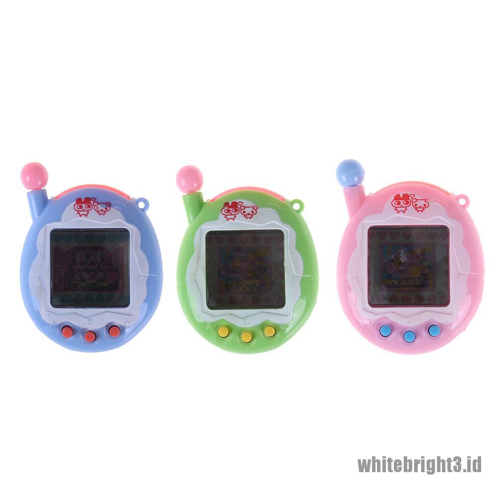 (white3) Mainan Edukasi Tamagotchi Hewan Peliharaan Virtual