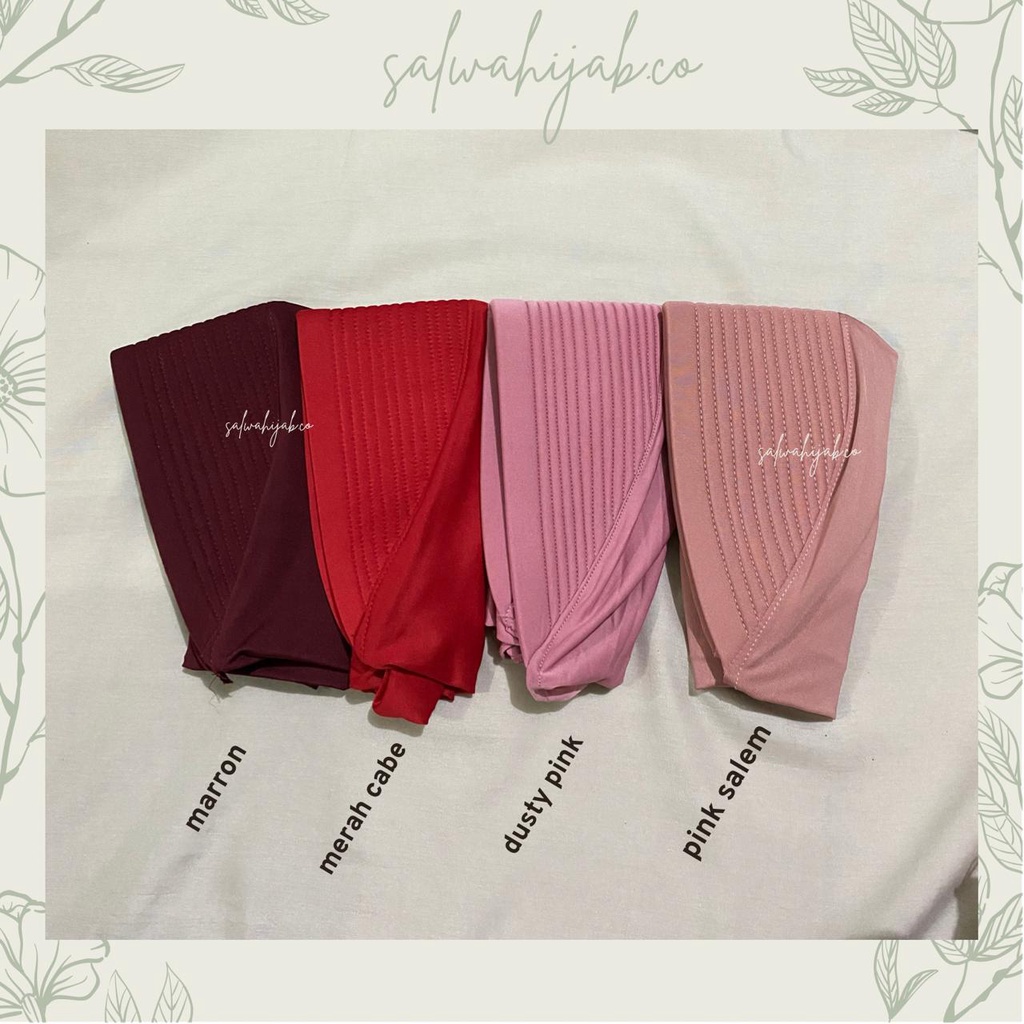 Bergo Jersey Premium / Hijab Sporty Pendek / Hijab Sporty Salur / Hijab Sport Instan