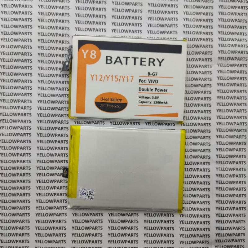 BAT BATTERY BATERAI BATRE VIVO Y12 Y15 Y17 V15 Z1 PRO B-G7 Y8 DOUBLE POWER