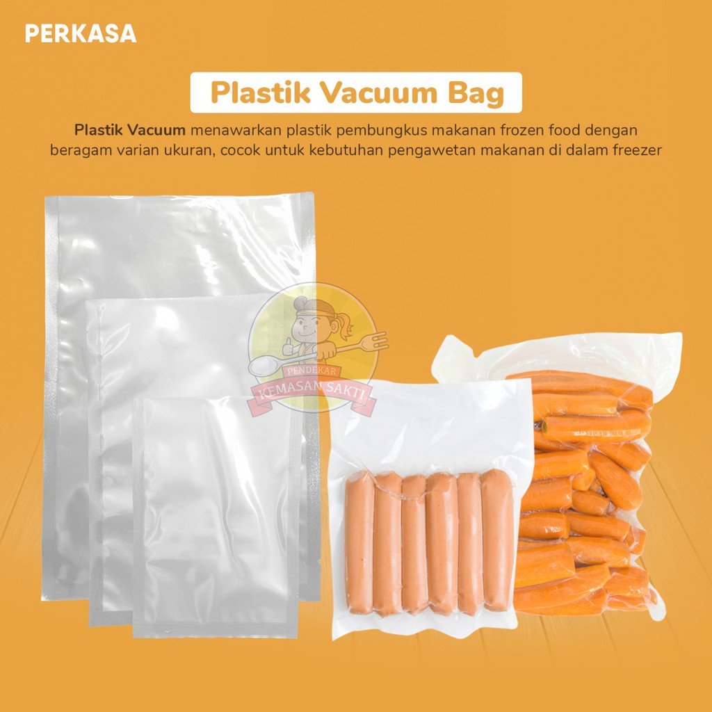 Plastik Vacuum Bag 11x16 / Plastik Vakum Makanan / Vacuum Makanan