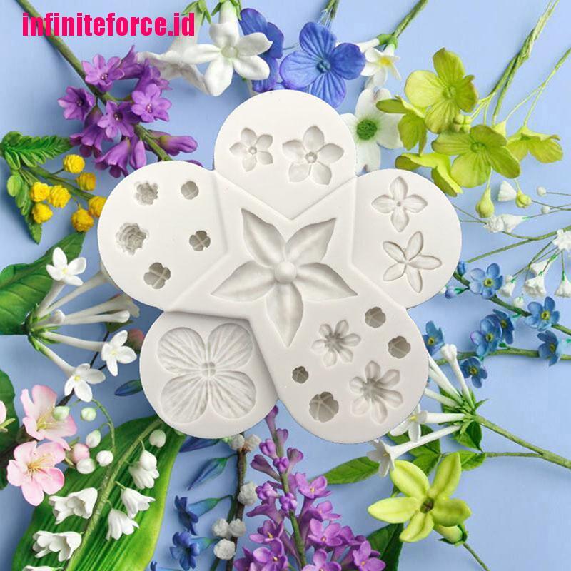 Flower silicone mold fondant mold cake decorating tool chocolate gumpaste mold