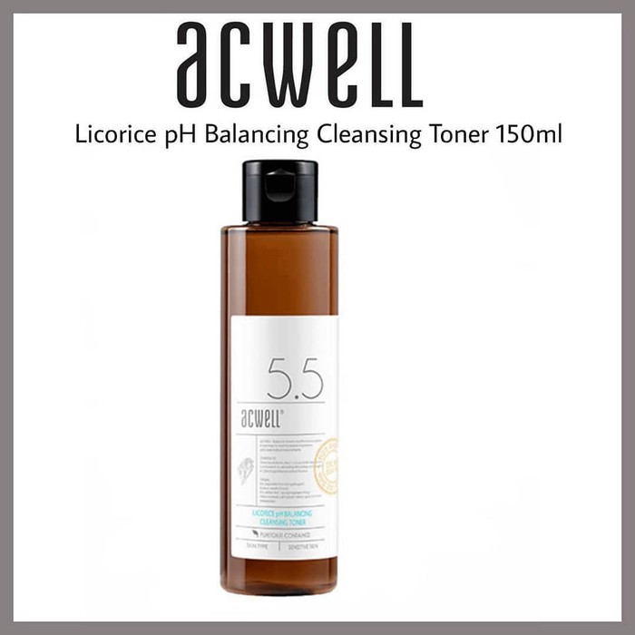 BPOM ACWELL Licorice PH Balancing Cleansing Toner 150ml