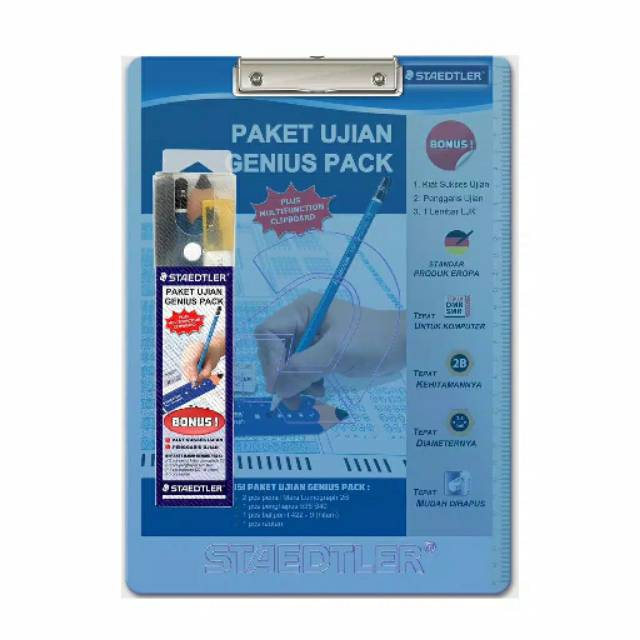 

Staedler Genius Pack Paket Ujian - Biru