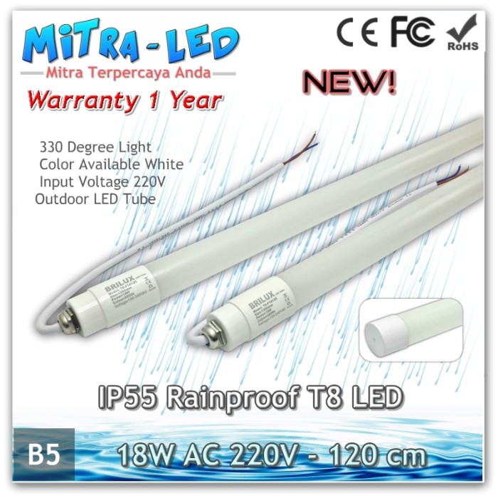 LED NEON TL 18 WATT WATERPROOF KHUSUS REKLAME OUTDOOR