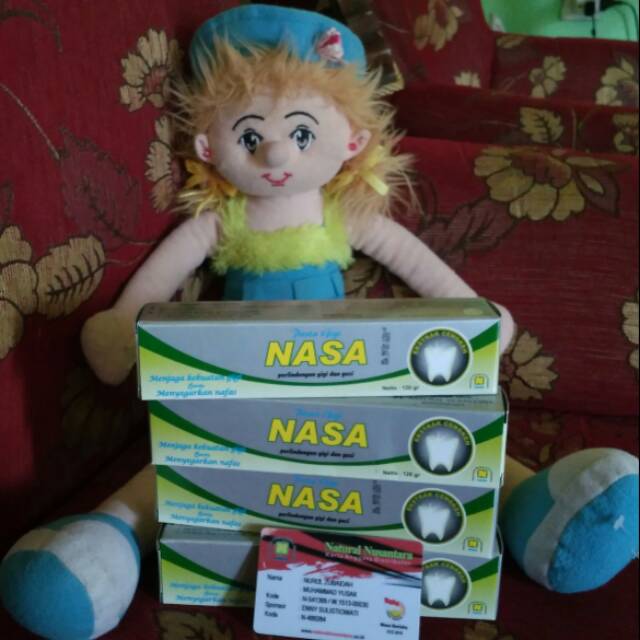 Pasta Gigi Nasa (Pagina) atasi bau mulut gusi bengkak sakit gigi