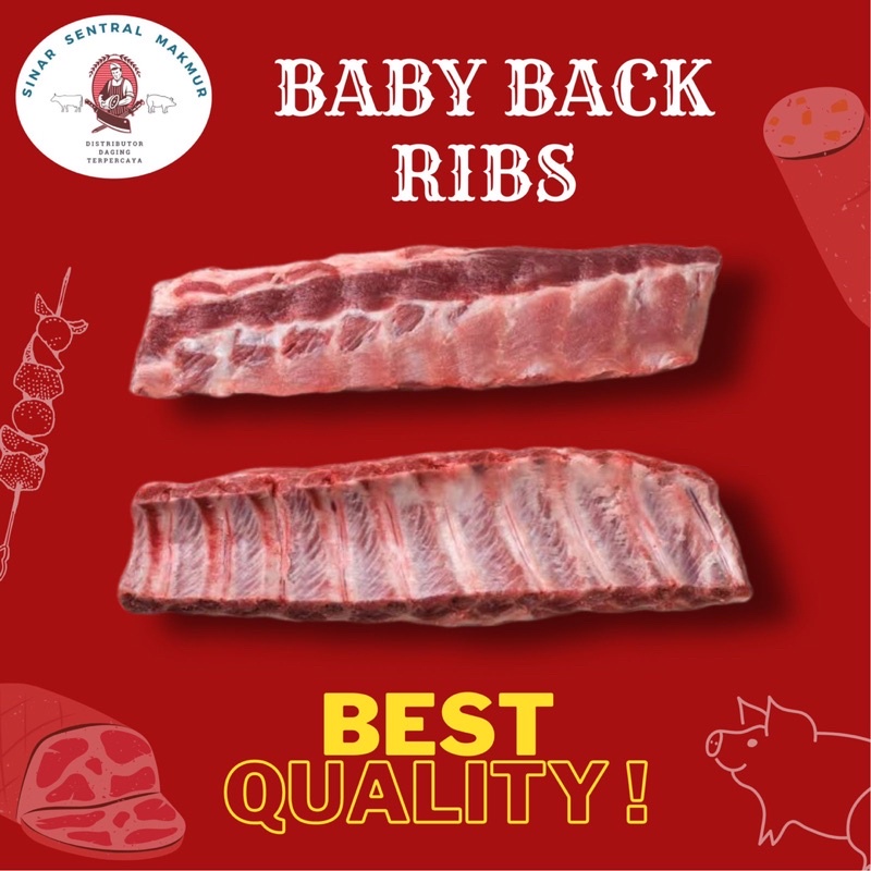 

Baby back ribs / liongkut 1kg pork
