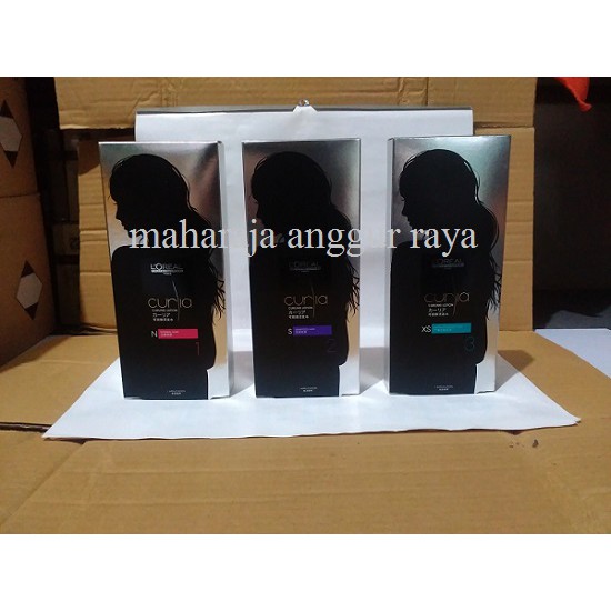 LOREAL Curlia Curling 100ml X 2 STEP (200ml) Obat Rambut Keriting / Kriting L'oreal