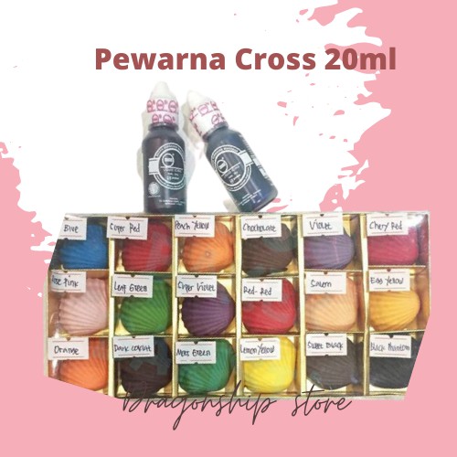 

Cross Coloring (Oil Base) / Pewarna Cross (20Gr)