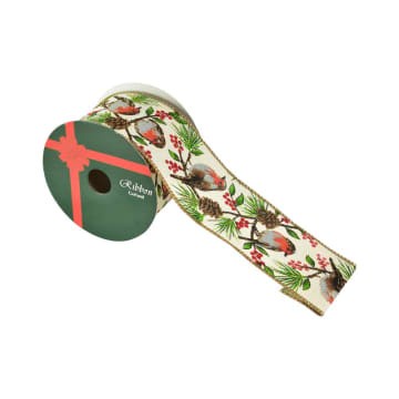 Pita Hias Motif Noelle Natal 2021 Original Hias Kado & Pohon Natal - GREEN