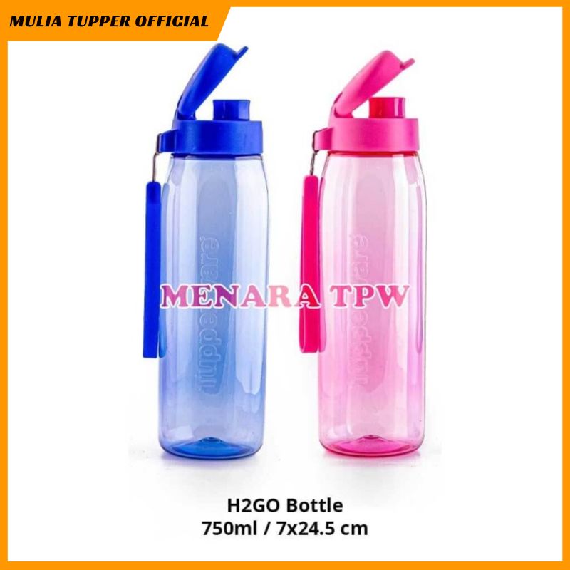 Tupperware H2Go 750ml Water Bottle 1pc