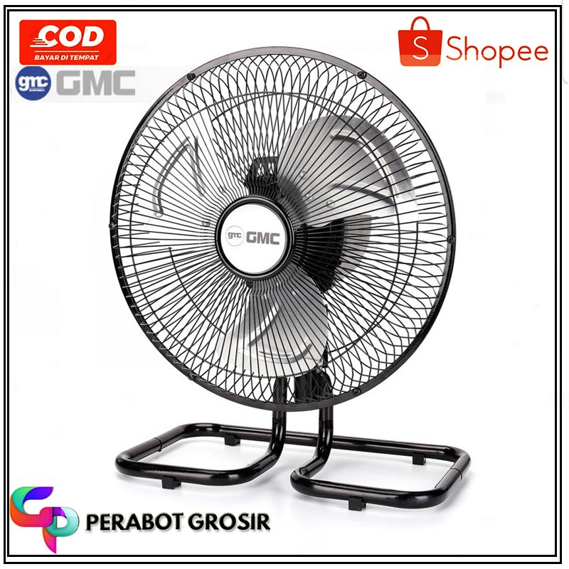 GMC BM-713 Kipas Angin Duduk Tornado Baling2 Besi - 14 inchi