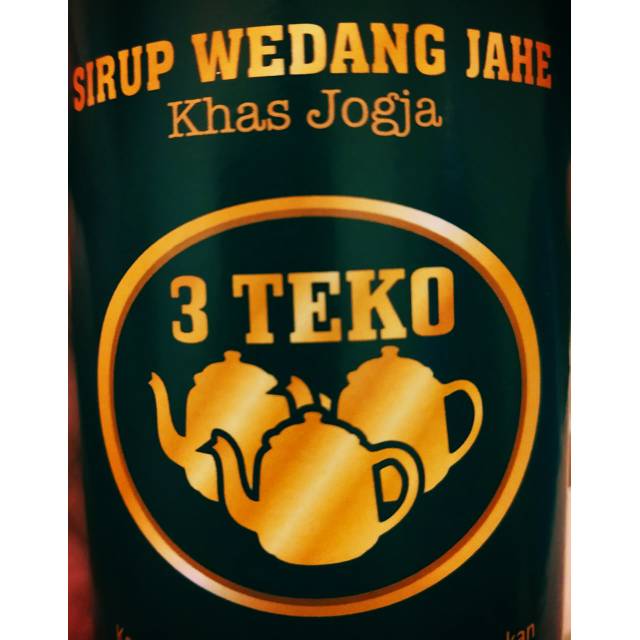 

Sirup Wedang Jahe 3 Teko khas Jogja