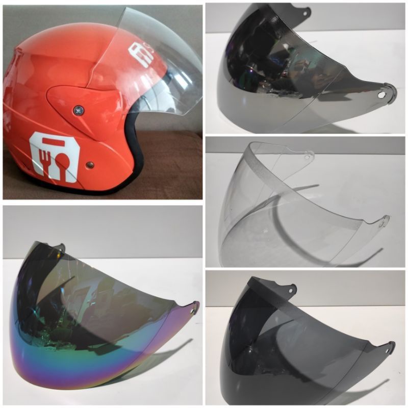 kaca helm Shopee food