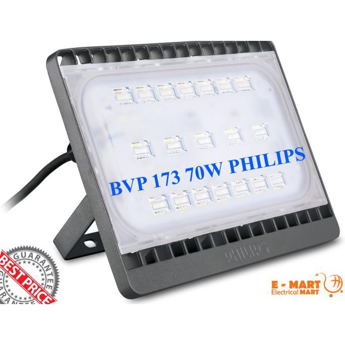 Philips Lampu Sorot 70 Watt LED Flood light BVP173 70W Putih Kuning - Putih |Garansi 100%