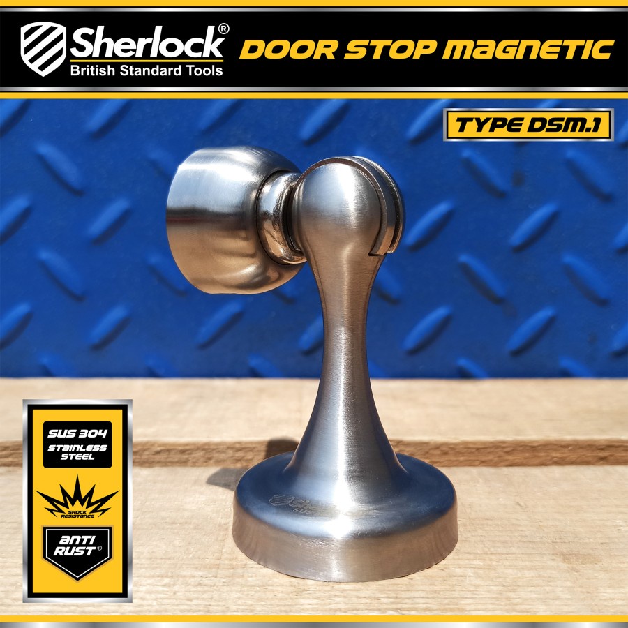 SHERLOCK Penahan Pintu Magnet Stainless Steel SUS 304 Door Stopper