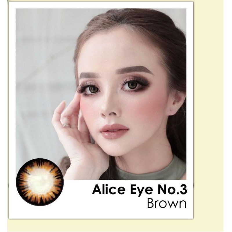 Softlense Normal Warna Brown Alice 3