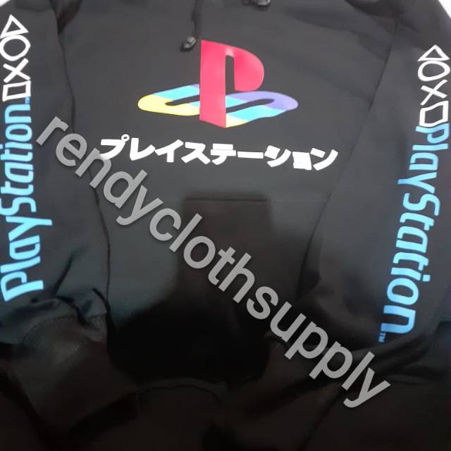 Sweater Hoodie Zipper jaket play station