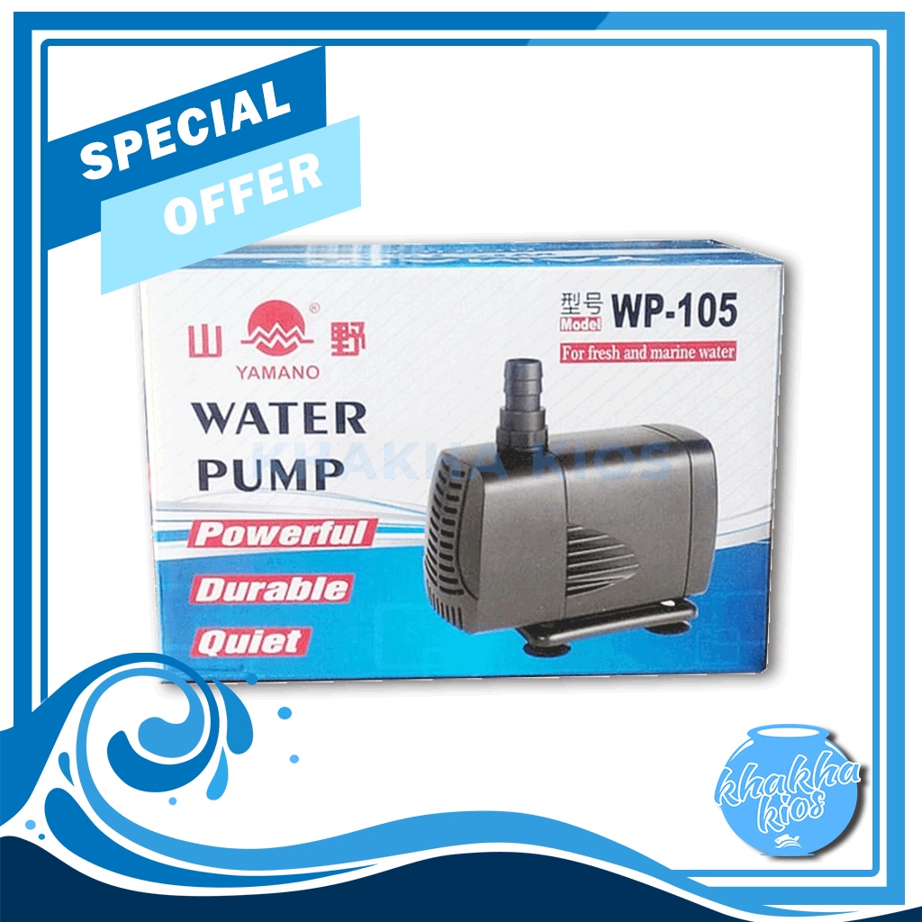 Mesin pompa air Yamano WP 105 aquarium tenaga 60 watt