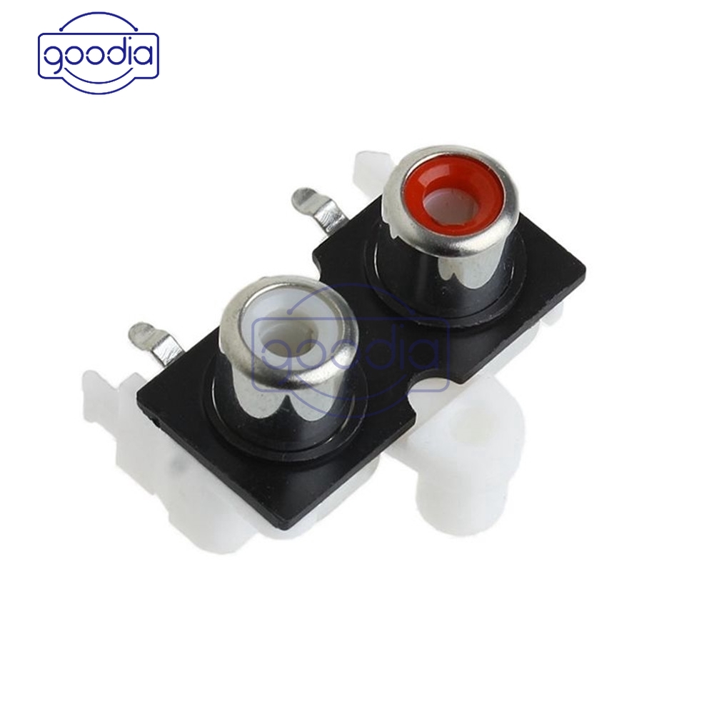 ღ[IN STOCK/COD]ღ Set Audio Switch Board Socket RCA 3.5mm Stabil 5V untuk Amplifier Elektronik