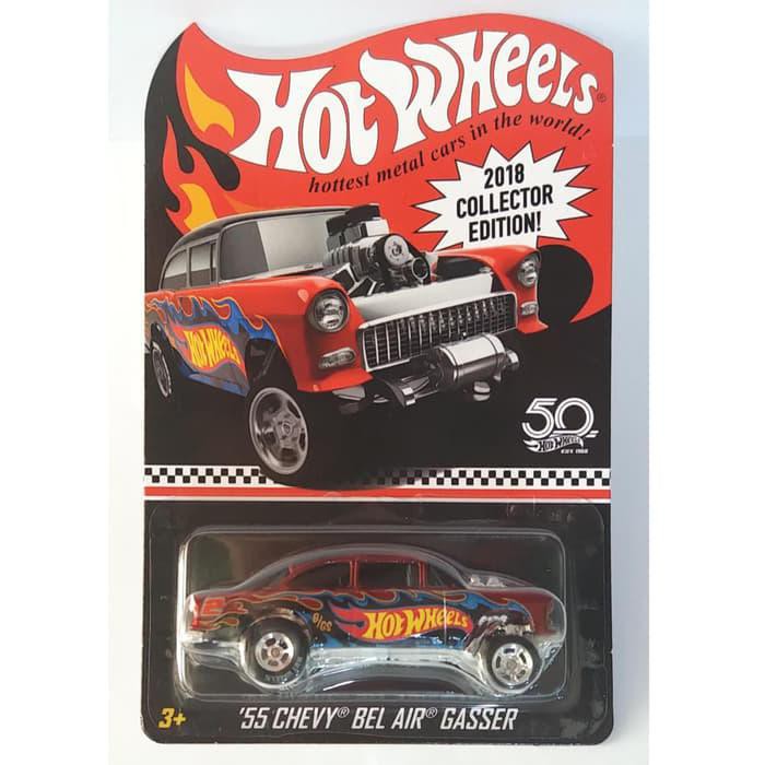 MATTEL- Hot Wheels 2018 Collector Edition - '55 Chevy Bell Air Gasser