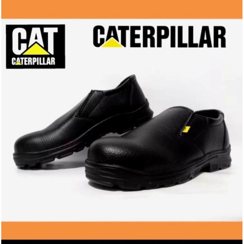 sepatu safety pendek slip on tali