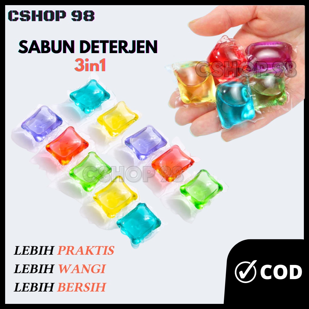 LAUNDRY GEL BALL DETERGENT SABUN CAIR DETERJEN CUCI BAJU DETERJEN LIQUID AJAIB