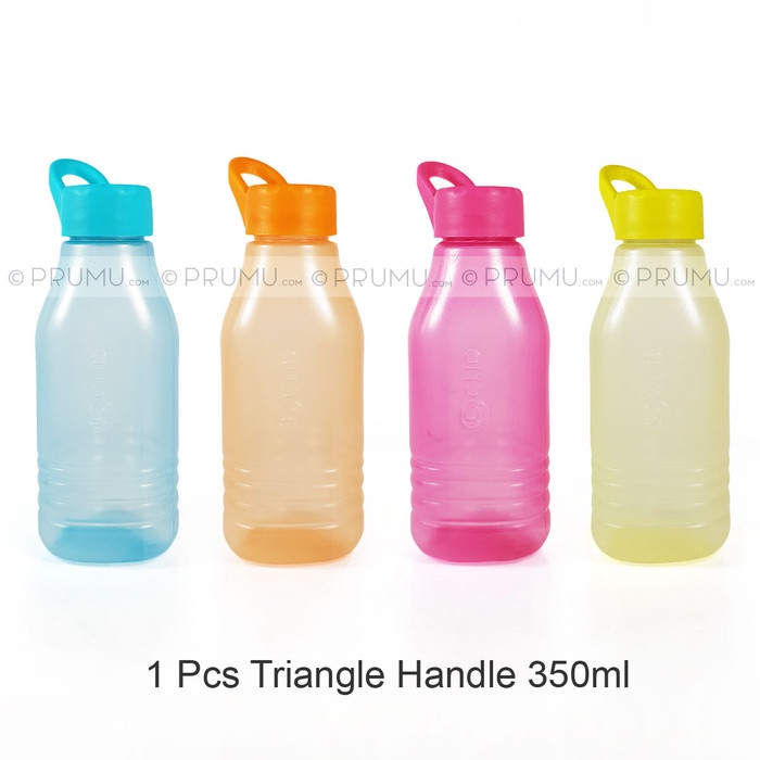 Botol Minum Evo 350 ml Triangle Handle (segitiga) - Botol Minum Plastik