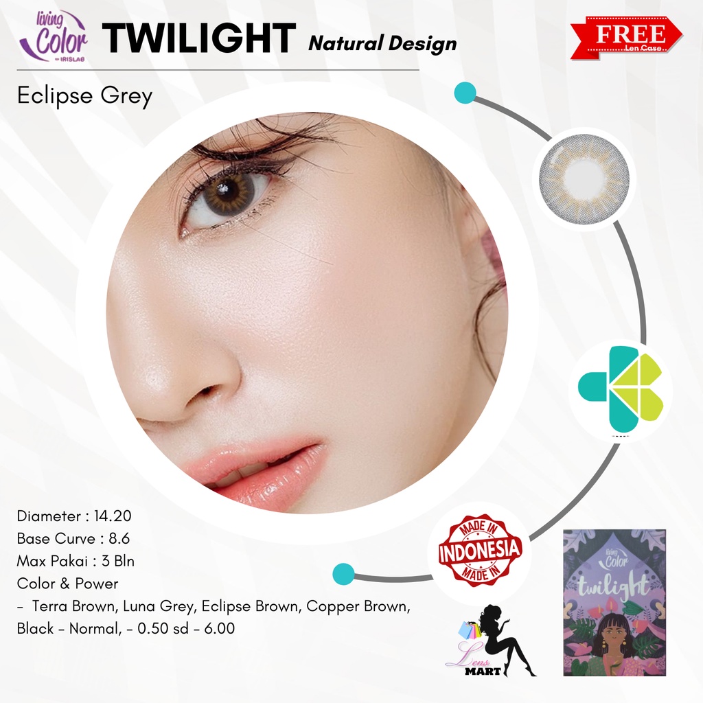 SOFTLENS TWILIGHT BY IRISH LAB NORMAL DIA. 14.20mm NATURAL LOOK