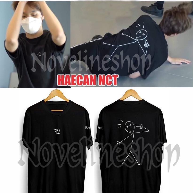 TSHIRT KPOP KAOS NCT DONT HATE HAECHAN OUTFIT PREMIUM COTTON COMBED 30S