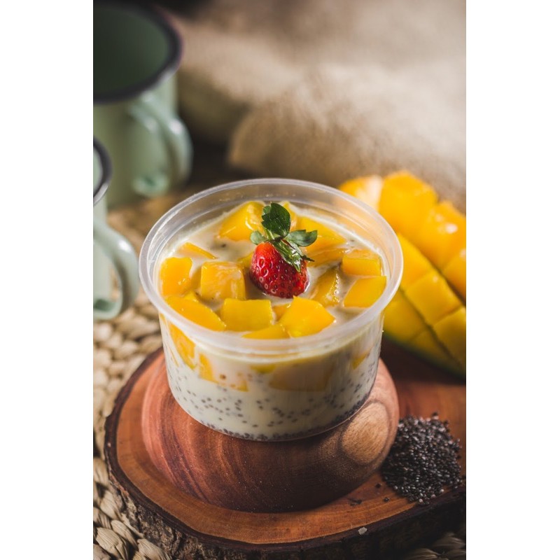 

Pudding chia seed with mango