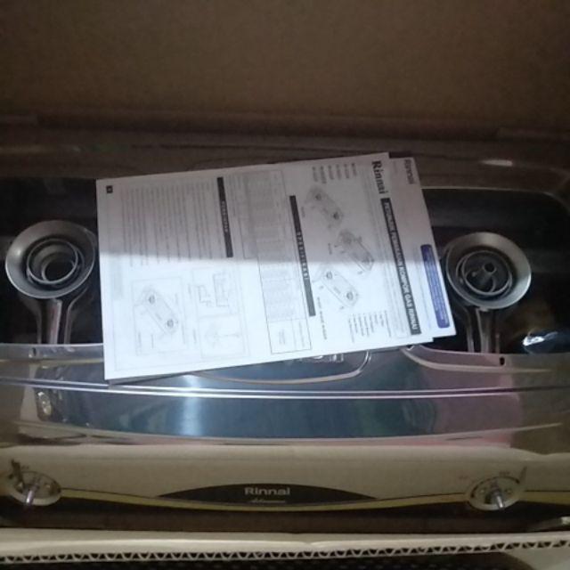 Rinnai Kompor Gas 2 Tungku Ri 522a - 522 A - Ri522a Ada Api Lilin Kecil Sni Original
