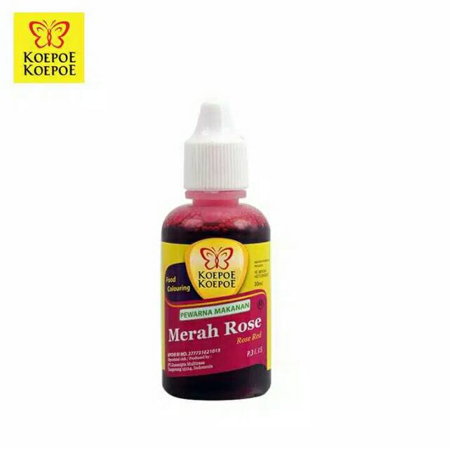 

Koepoe koepoe Merah Rose dan hitam