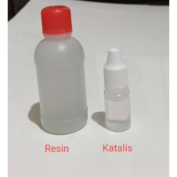 Resin bening + katalis