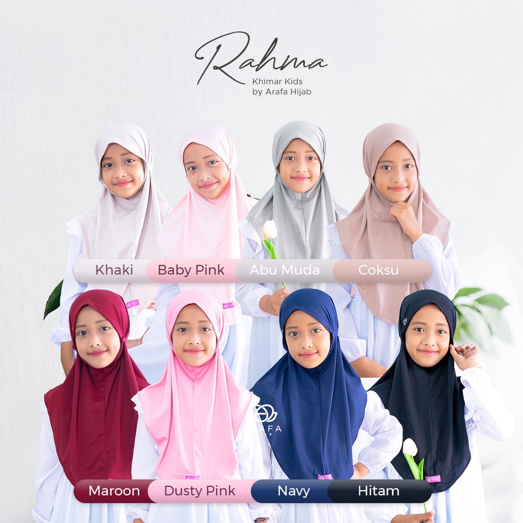Khimar Kids Rahma by Arafa Hijab - Kerudung Anak - Hijab Anak M/L