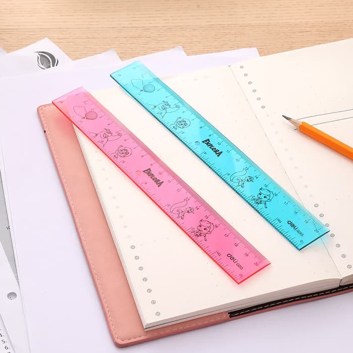 

READY DELI EG01302 RULER 20 CM EXPLORA / PENGGARIS 20 CM EXPLORA