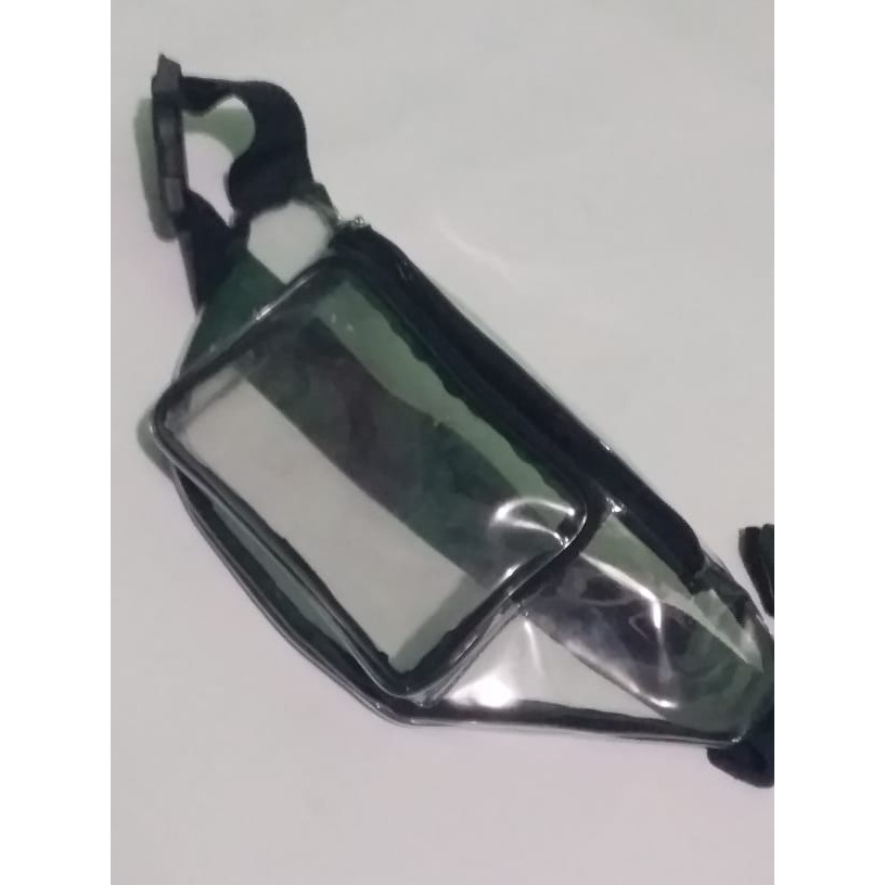 Tastranspran pria/wanita/waistbag tas transparan buat kerja mika bening