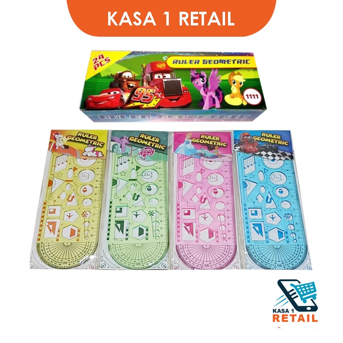 

Penggaris Geometri Anak SD Sekolah Belajar Matematika