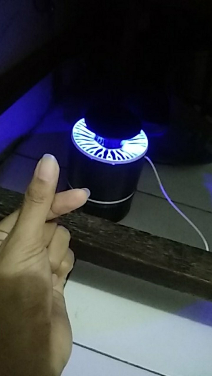 Perangkap Nyamuk Jebakan Lalat Kipas Lampu Led Uv Ultraviolet Elektrik
