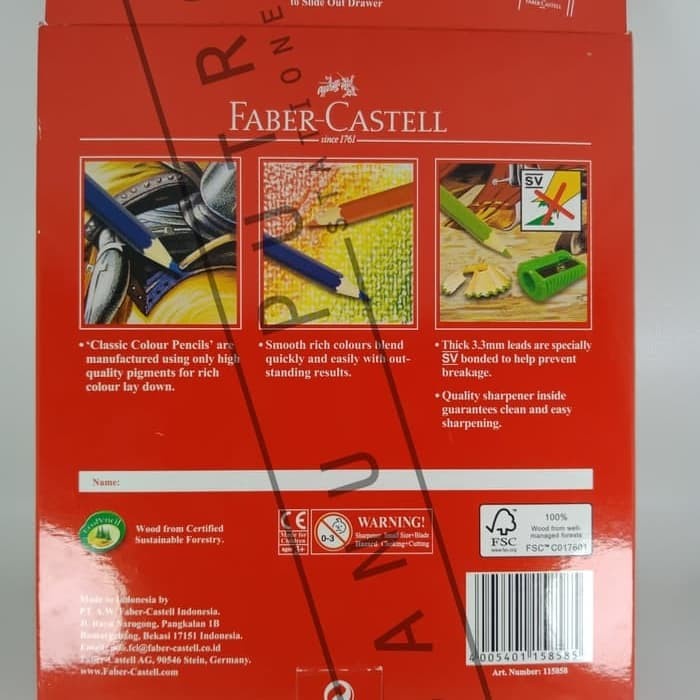

Update Pensil Warna Faber 48 Classic Promo