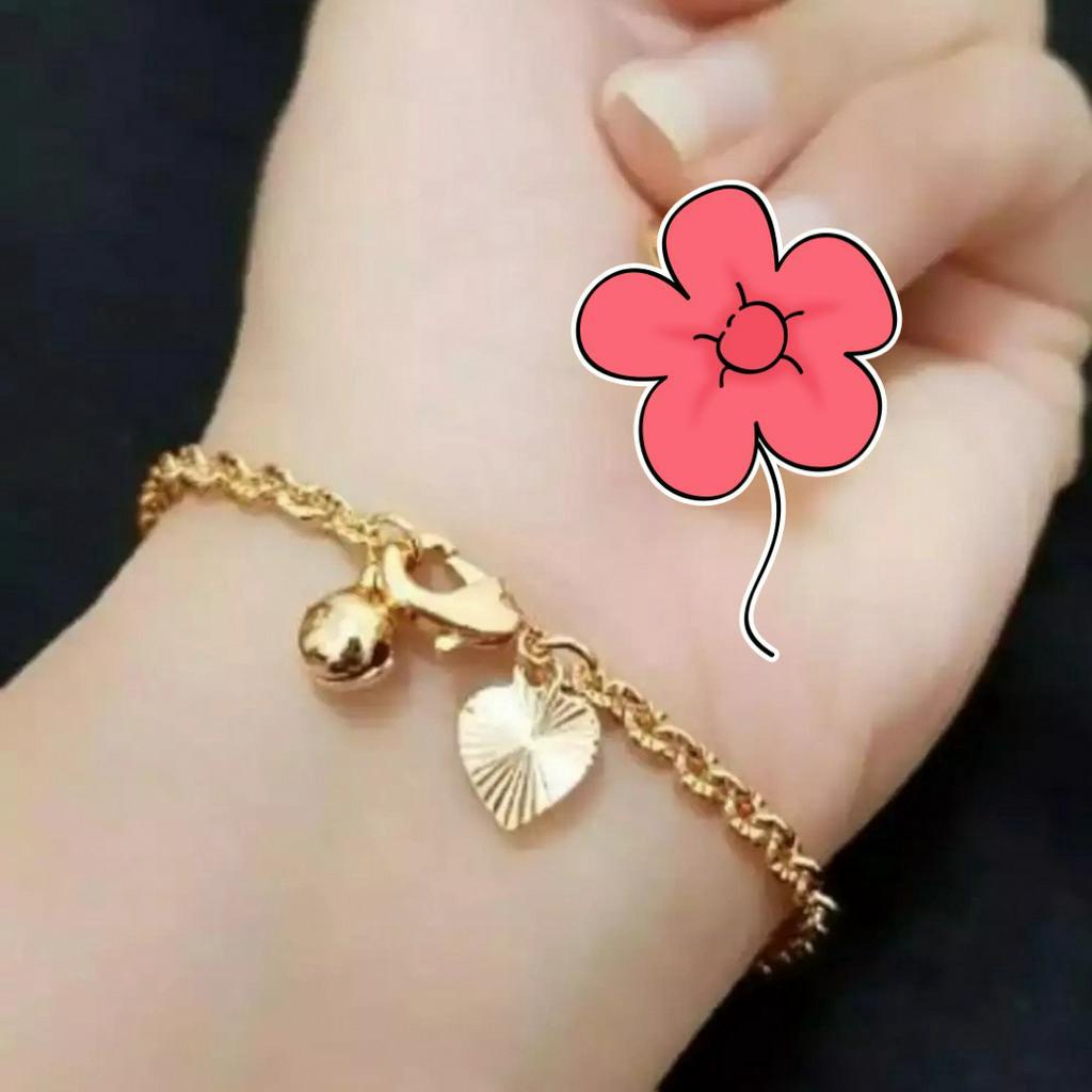 Xuping Gelang Nuri Gold Perhiasan Wanita Simple