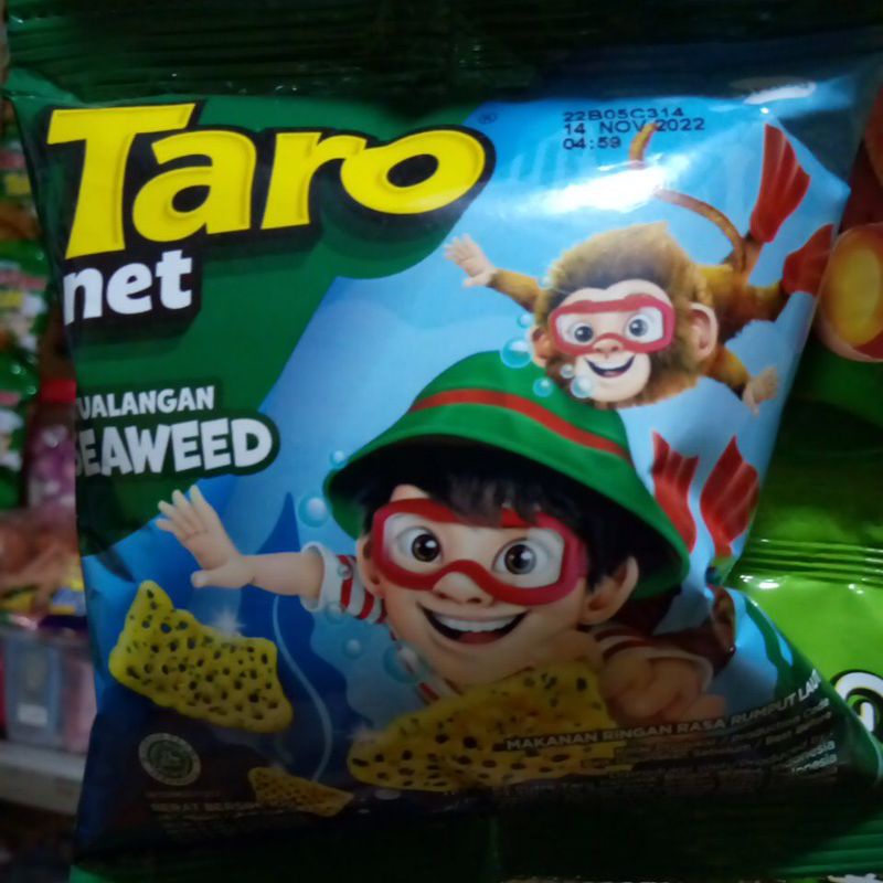 TARO NET SEAWEED RASA RUMPUT LAUT 10 GR KADO PARCEL ULANG TAHUN MURAH