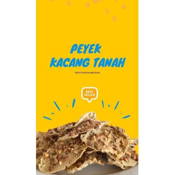 

Dijual Peyek Kacang Tanah Peyek Oma Bodeh Terlaris