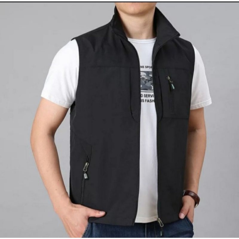 rompi pria / rompi lapangan / vest pria / rompi proyek