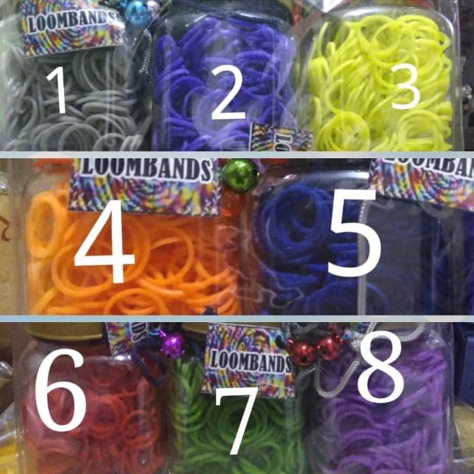 

Refill Loomband Rainbow Loom 600 Pcs