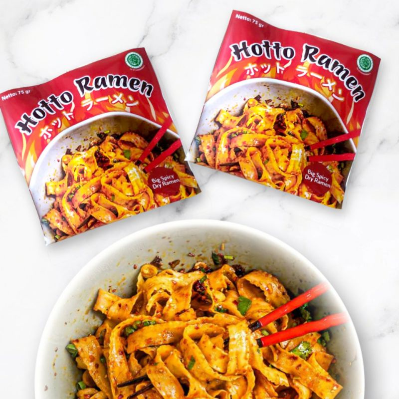 BIG Hotto Ramen | BIG Spicy Dry Ramen | Ramen Pedas Samyang Geikara Ramen | Ramen Halal Pedas Hot Me