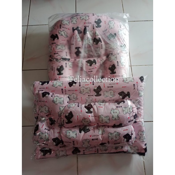 PAKET HEMAT 1 SET SOFA BAYI SABUK PENGAMAN DAN KASUR BAYISOFA BAYI MULTIFUNGSIKASUR BAYI KARAKTERSOFA 3IN1KASUR BAYI LUCUKADO BAYI LUCU KEKINIANMATRAS BAYISOFA BAYI SABUK PENGAMANSOFA BAYI DAN KASUR BAYI TERBARU SOFA BABY-Kucing Pink