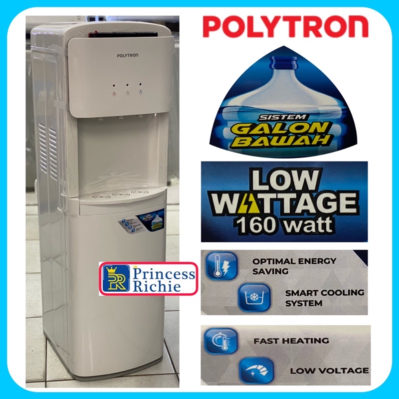 Jual Water Dispenser Polytron PWC 600 Galon bawah low watt Shopee